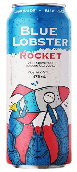 Blue Lobster Rocket Vodka Beverage