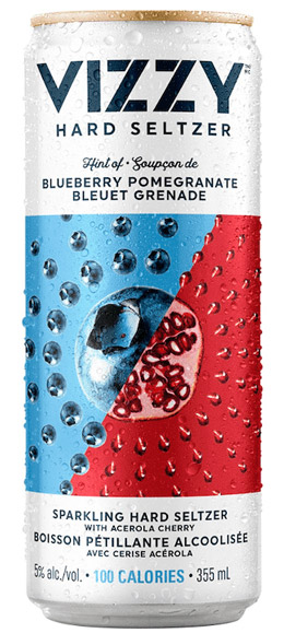 Vizzy Hard Seltzer Blueberry Pomegranate